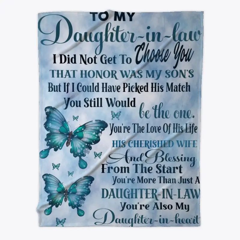 TO MY DAUGHTER IN LAW 