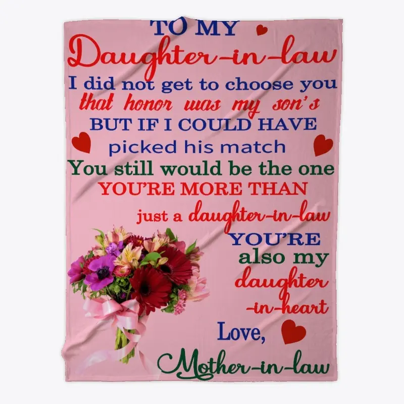 TO MY DAUGHTER IN LAW